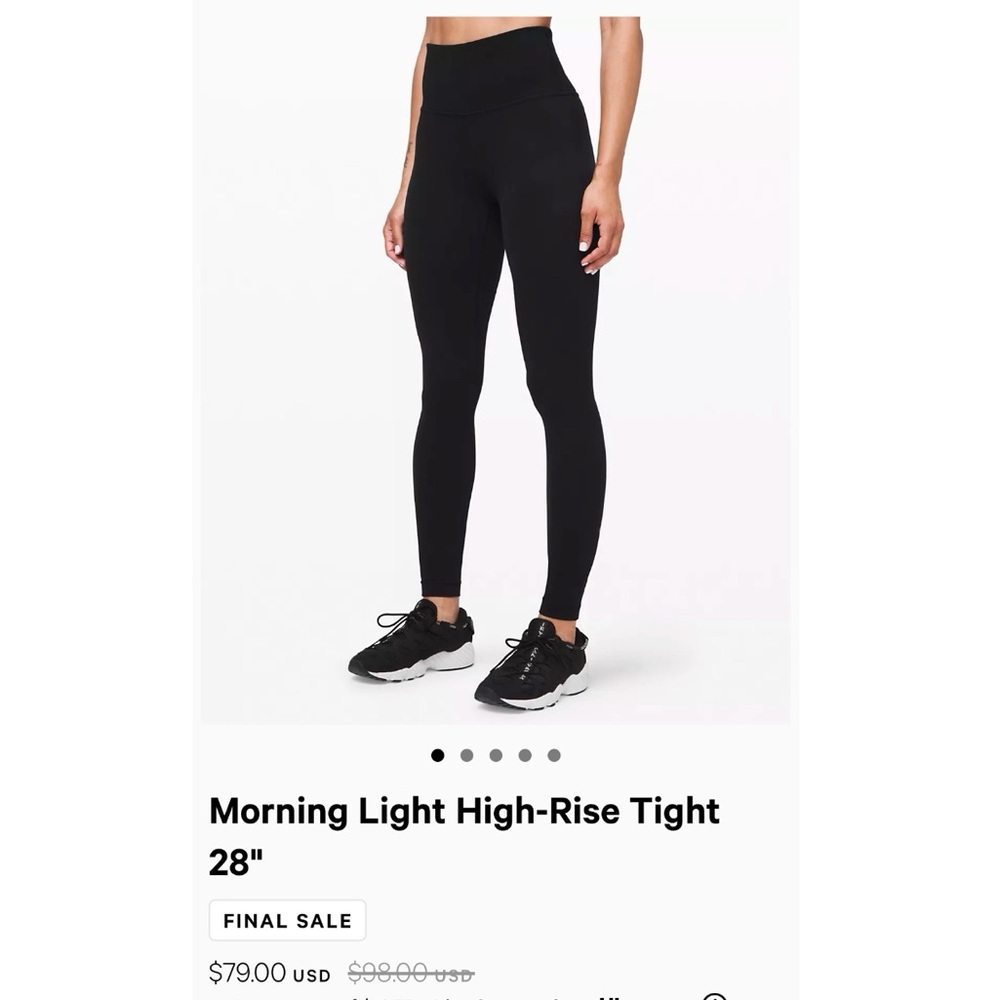 Used pair of lululemon.